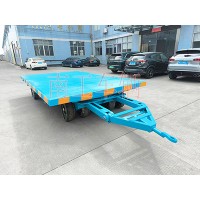 9吨平板拖车 无动力牵引工具拖车
